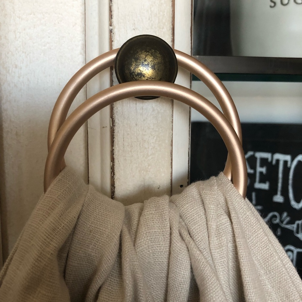 Wild bird sling (rose gold rings)